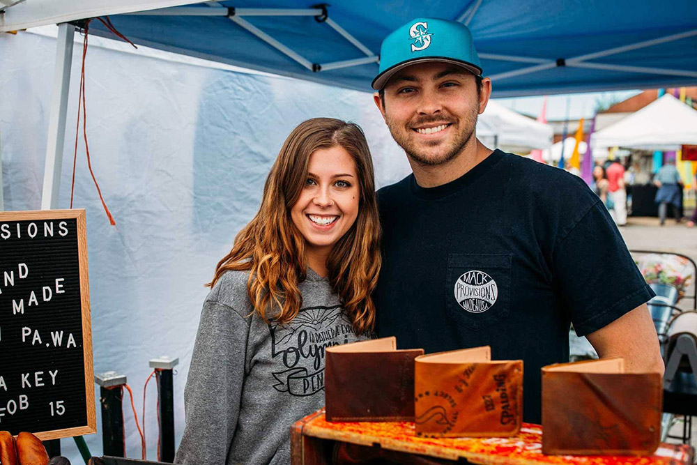 KC Mack and Lindsay Smithberg - Mack Provisions leather goods