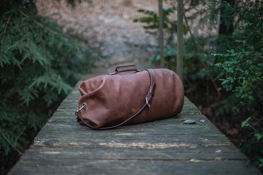Nathan Martin Go Forth Goods leather duffle