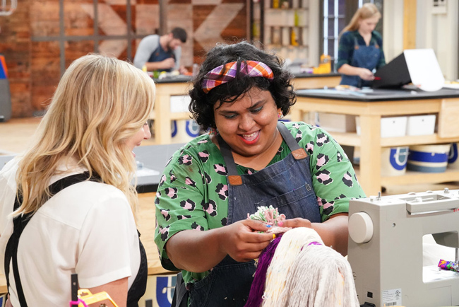 Kaviya Ravi maker on One in a Million episode of NBC's Making It with Amy Poehler